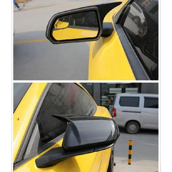 Avto ABS Ogljikovih Vlaken Barve Vzvratnega Ogledala, Pokrov Lupine Stanovanjskih Trim za Ford Mustang-2020 2