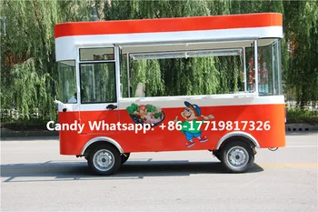 Vroče prodaja mobilnih električni voziček hrane tovornjak prigrizek hrane tovornjak, sladoled voziček z brezplačna dostava 4