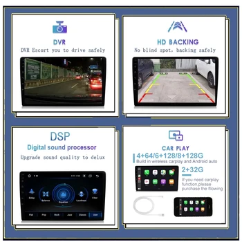 Android 11 Carplay Avto Radio Multimedijski Predvajalnik Predvajalnik, WiFi, GPS Navigacija Za Suzuki Jimny JB64 2018 - 2020 4