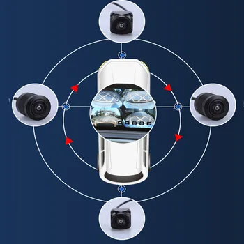 Za Peugeot 208 A9 2008 A94 2012~2019 Avto Večpredstavnostna GPS Avdio Raido Navigacijska tipka NAVI Predvajalnik, vključen CarPlay 360 BirdView 3D 5